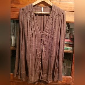 Free People pintuck tunic